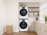 5.3 cu. ft. Bespoke AI Ultra Capacity Front Load Washer with AI Home and AI OptiWash+ in Ivory