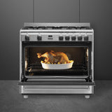 Free-Standing Dual Fuel Range, Approx 36", Stainless Steel