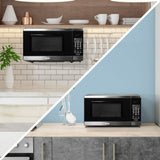 Danby Designer 0.7 cu. ft. Space Saving Under the Cupboard Microwave in Stainless Steel