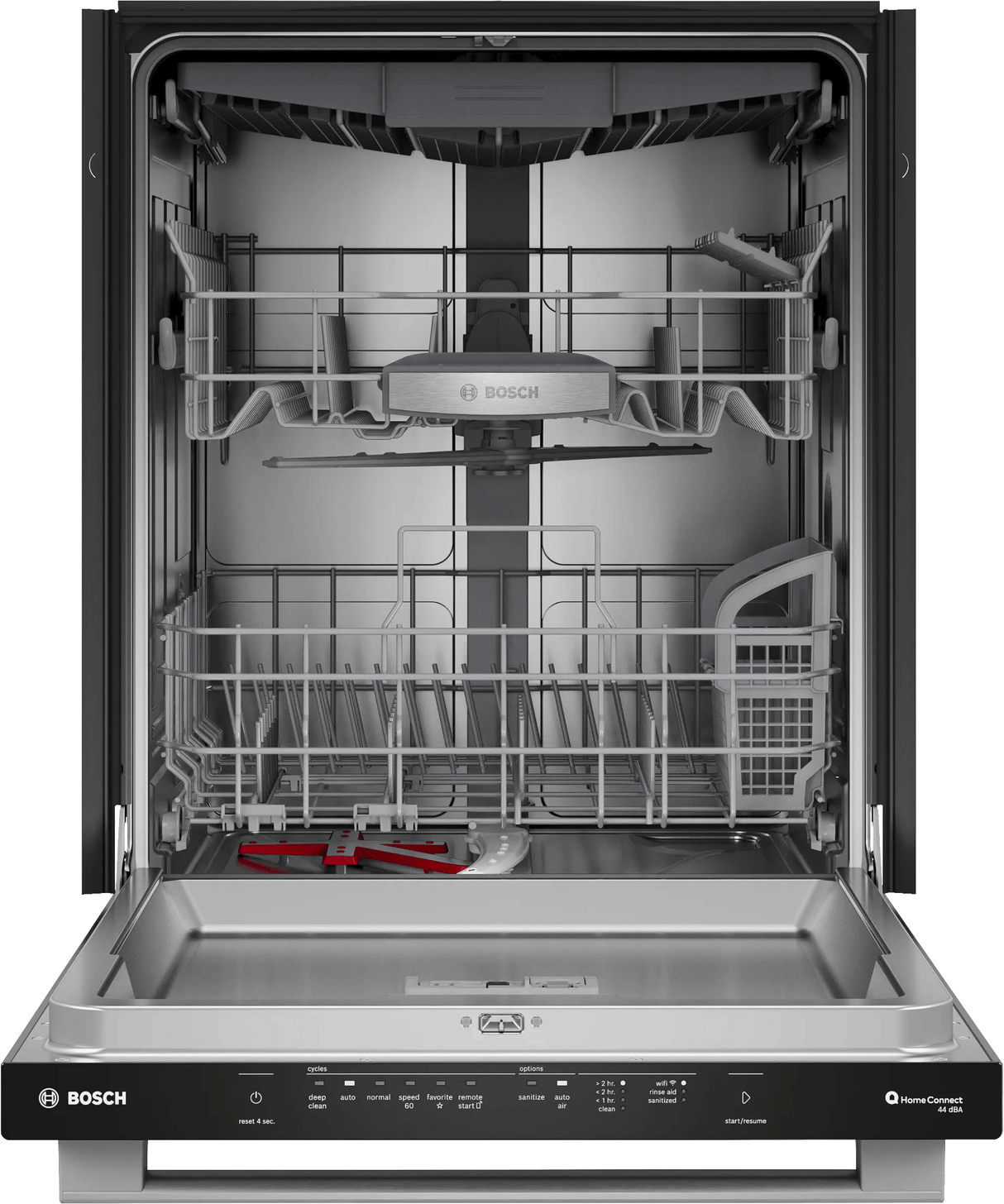 500 Series, built-under dishwasher, 24'', Brushed steel anti-fingerprint