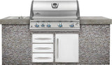 Built-In LEX 605 RBI Stainless Steel with Infrared Bottom and Rear Burners