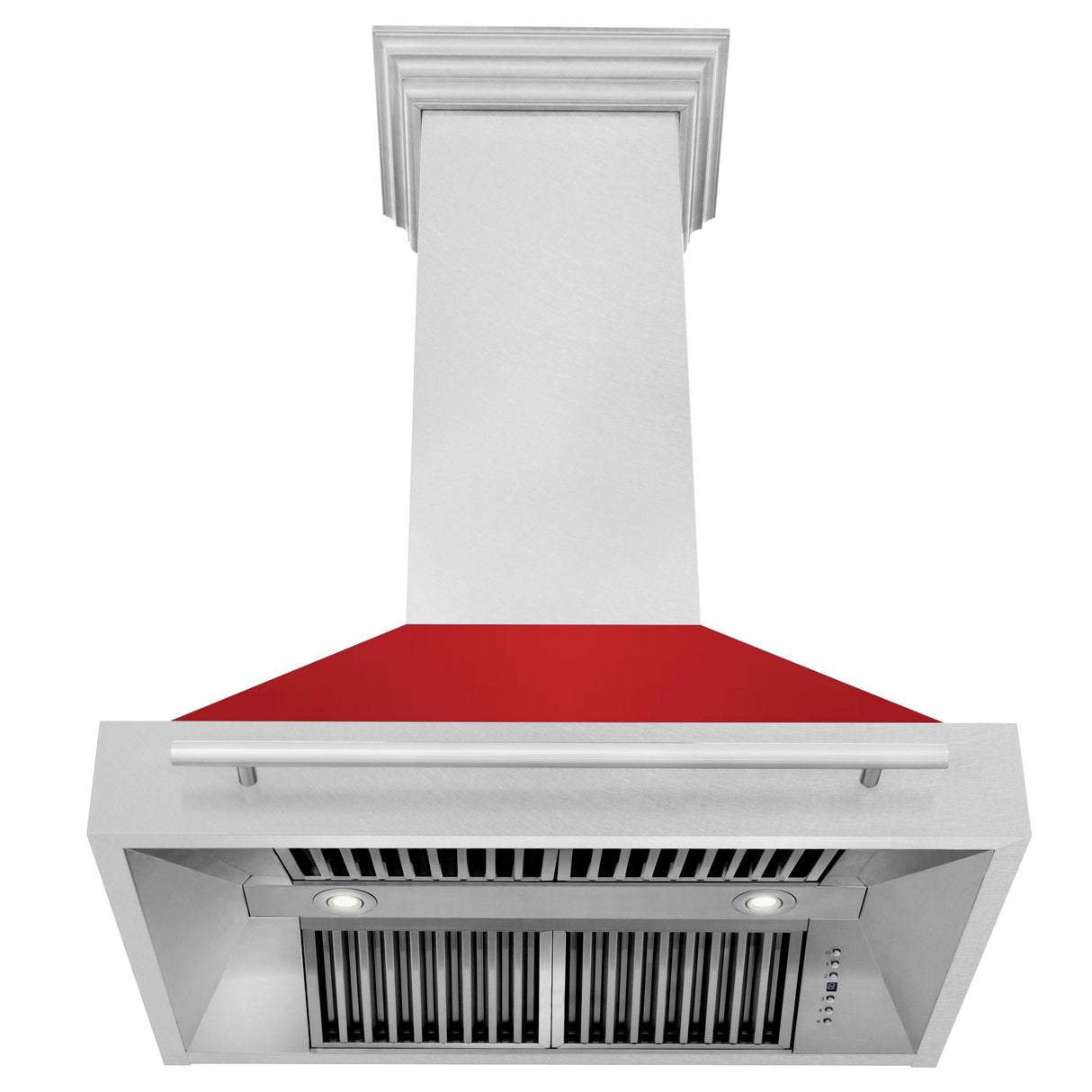 ZLINE 36 in. DuraSnow Stainless Steel Range Hood with DuraSnow Shell (8654SNX-36) [Color: Red Matte]