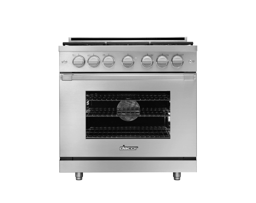 Gas Pro Range, Silver Stainless Steel, Liquid Propane