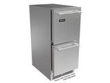G5 Luxe 15"Premium Refrigerator, Drawers - Indoor/Outdoor Rated