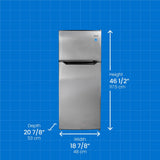 Danby 4.5 cu. ft. 2 Door Compact Fridge in Stainless Steel Look