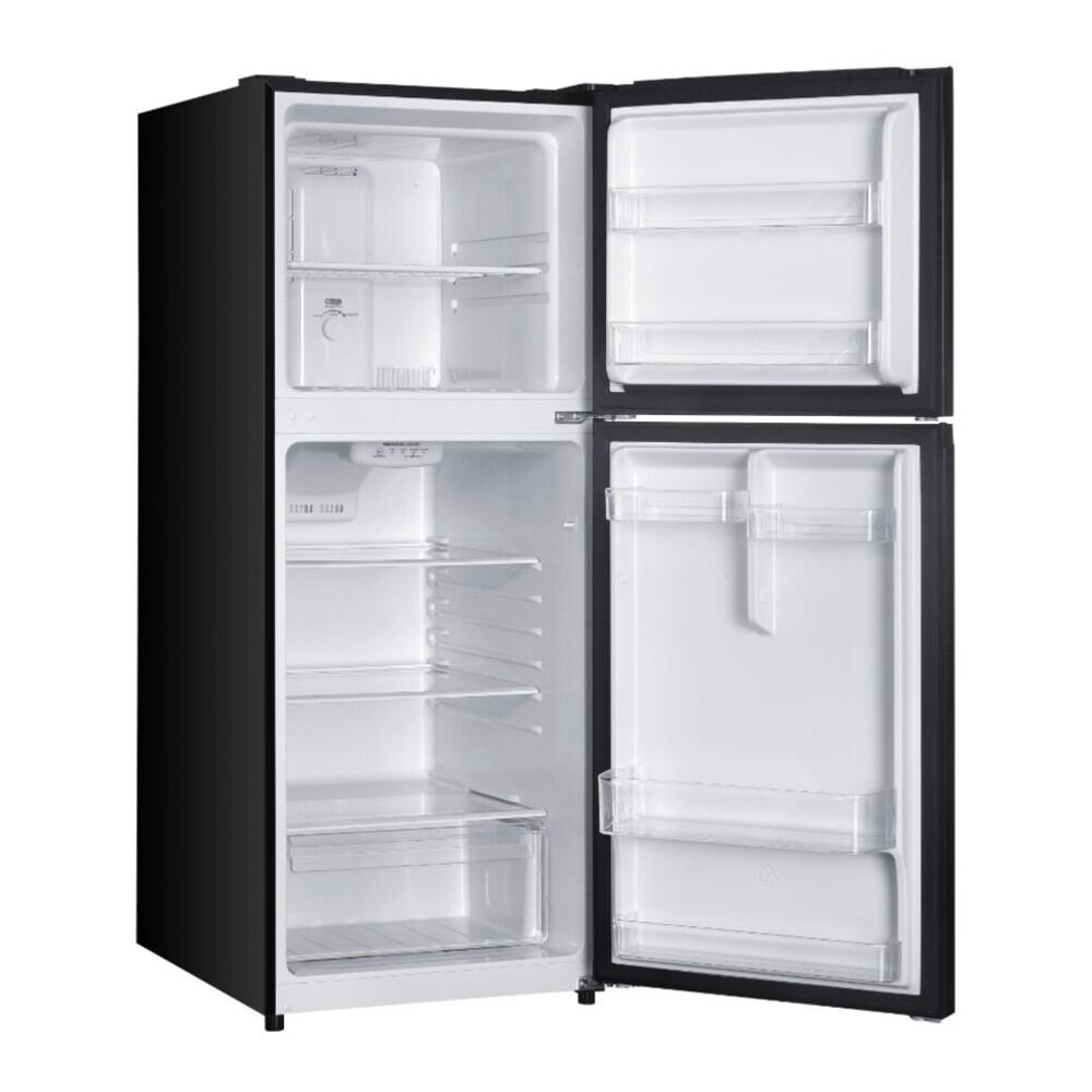 Verona VEFTF2412RBK 24 inch Top Freezer Refrigerator with 12 cu. ft. Total Capacity, Reversible Doors, Recessed Handle, Energy Star (Black)