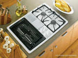 GE Profile Series Built-In Downdraft Gas Modular Cooktop