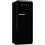 Approx 24" 50'S Style Refrigerator with ice compartment, Black, Right hand hinge