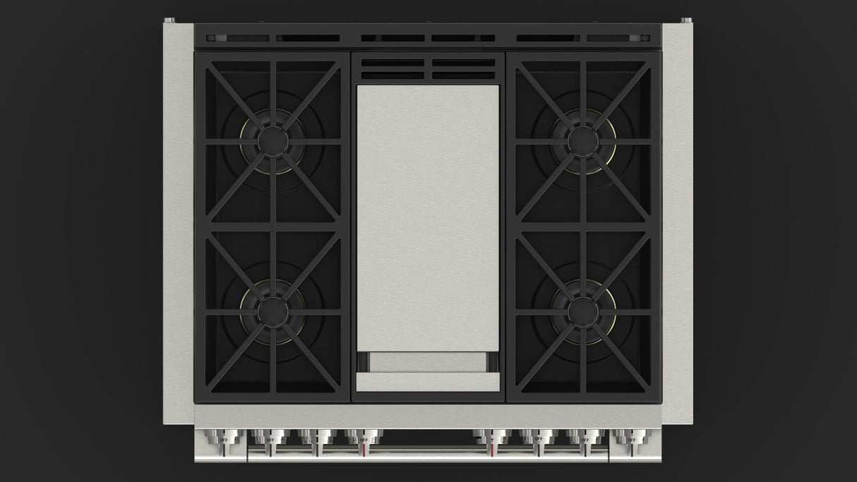 36" DUAL FUEL PRO RANGE WITH GRIDDLE