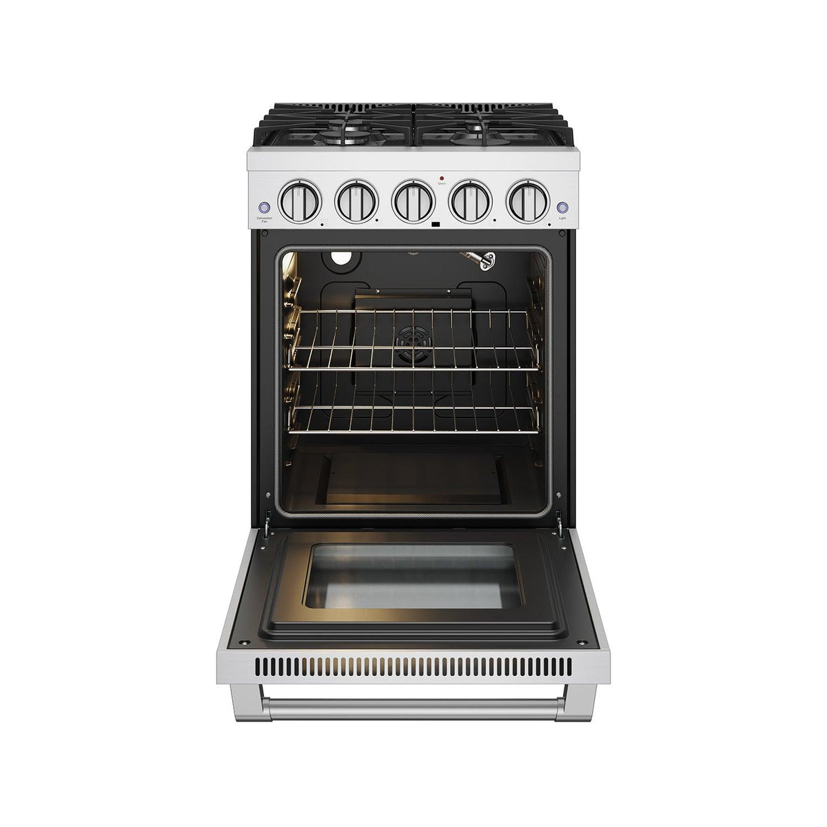 24 Inch S Series Professional Gas Range - Stainless Steel