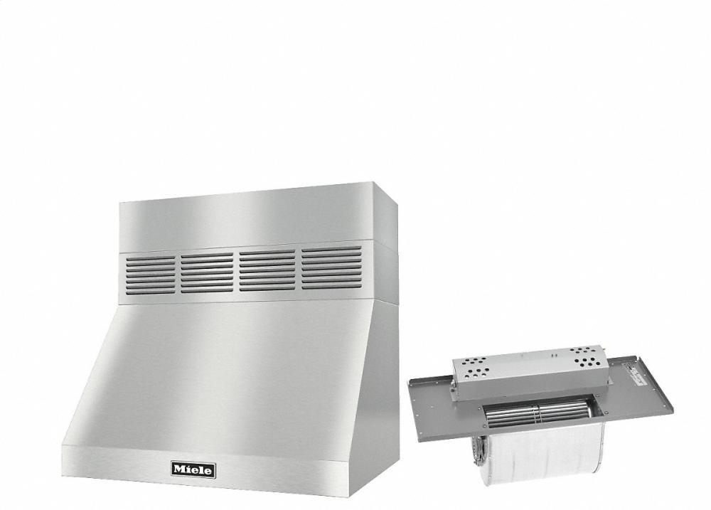 DAR 1220 Set 2 Wall-Mounted Range Hood With Circulation Mode with integrated XL motor including 6" chimney cover.