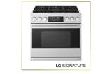LG SIGNATURE 6.3 cu. ft. Smart Gas Slide-In Pro Range with Dynamic ProBake® Convection, Air Fry, Air Sous Vide and Roast Mode