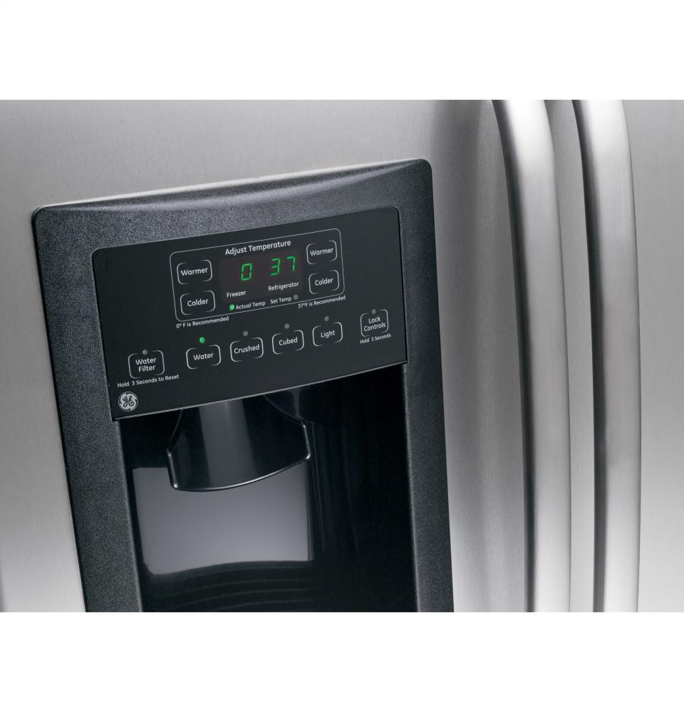 GE® 25.3 Cu. Ft. Side-By-Side Refrigerator