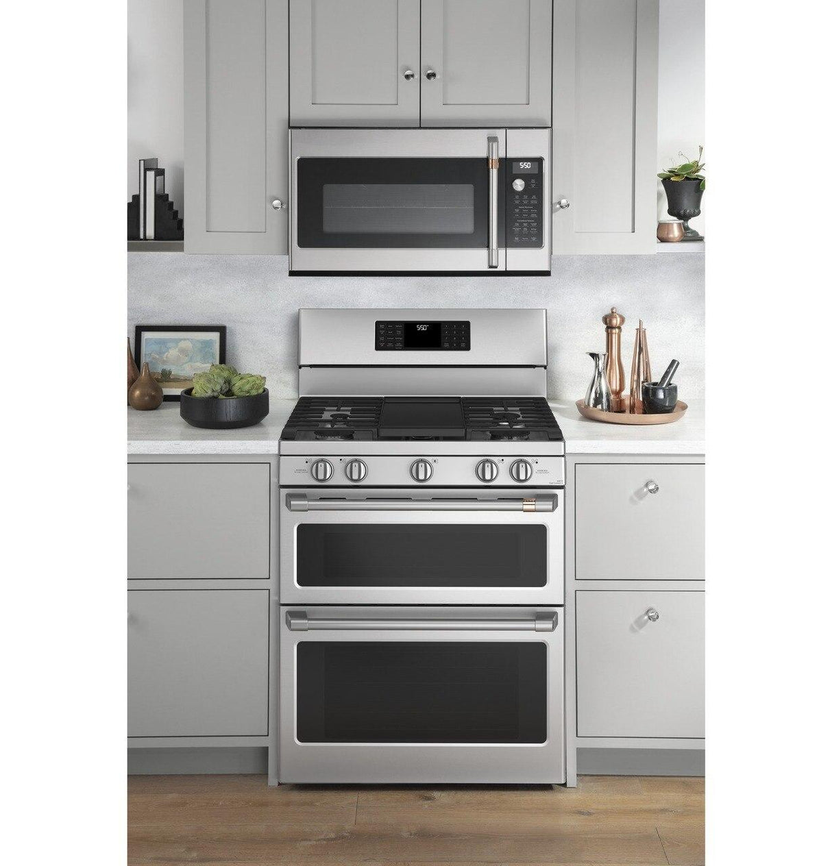 Café™ 30" Smart Free-Standing Gas Double-Oven Range with Convection