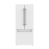 30 Inch Collection French Door Counter Depth Refrigerator With Ice Maker - White  Gordon Ramsay Series