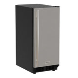 15-In Built-In Crescent Ice Maker with Door Style - Stainless Steel