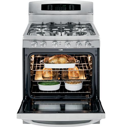GE Profile™ Series 30" Free-Standing Self Clean Gas Range with Baking Drawer