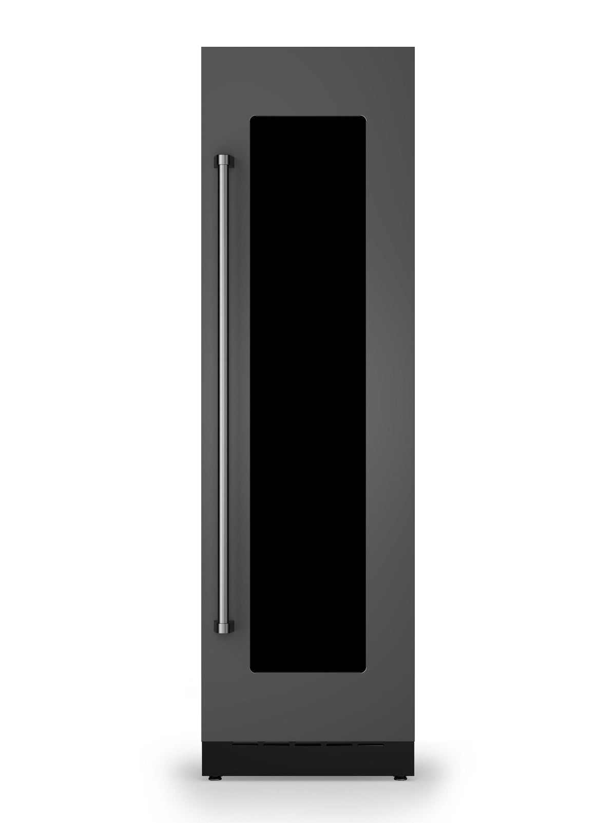 24"W. Integrated Wine Cellar Door Panel - Damascus Gray Right Hinge