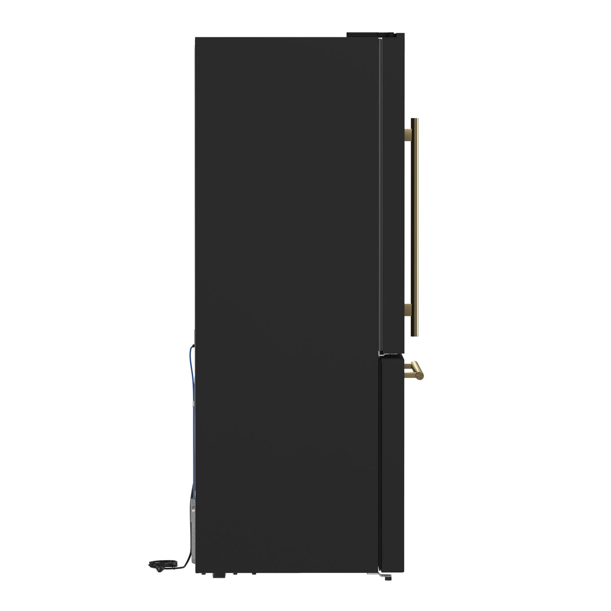 Forno Milano 2-Piece 62-Inch Freestanding Dual Bottom Freezer Refrigerator in Black - 34.4 cu.ft, Touch Control, Ice Maker