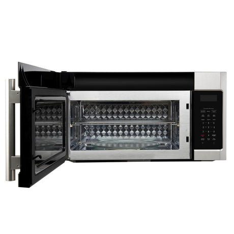 Forno Fornace 30-Inch Over the Range Convection Microwave, Stainless Steel - 1.5 cu.ft, 300 CFM Vent, Touch Control, LED Light