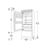 36" SOFIA PRO FRIDGE - LEFT HINGE