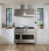 GE Cafe™ Series 48" Dual-Fuel Professional Range with 6 Burners and Griddle (Natural Gas)