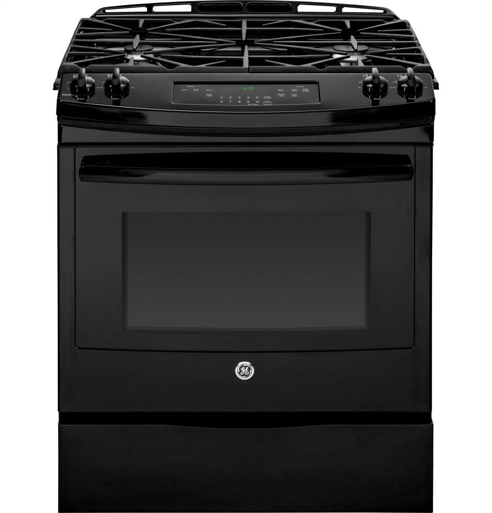 GE® 30" Slide-In Front Control Gas Range