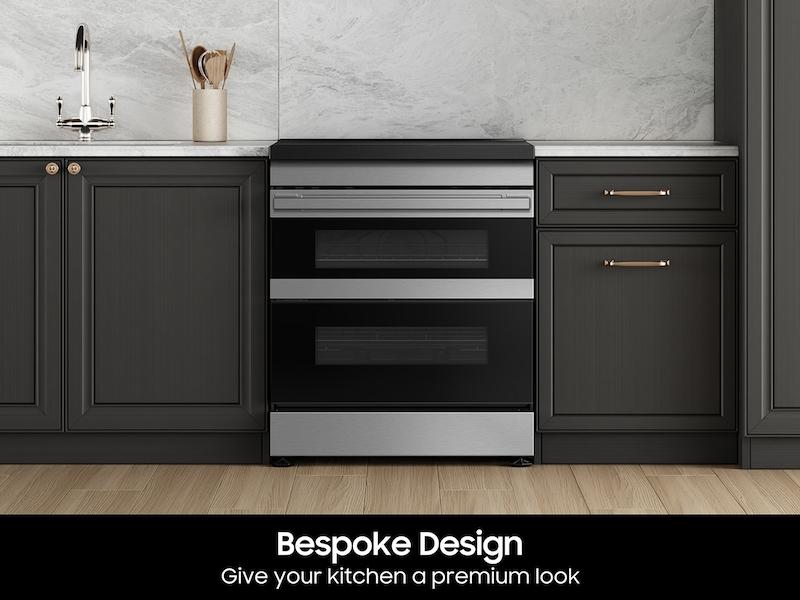 Bespoke Smart Slide-In Induction Range 6.3 cu. ft. with Flex Duo™ & Ambient Edge Lighting™ in Stainless Steel