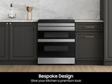 Bespoke Smart Slide-In Induction Range 6.3 cu. ft. with Flex Duo™ & Ambient Edge Lighting™ in Stainless Steel