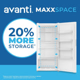 Avanti Garage Ready 17 cu ft. Frost Free Convertible Upright Freezer