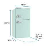 Avanti 3.1 Cu. Ft. Retro Compact Refrigerator - Black