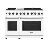 48 Inch Professional Liquid Propane Range In White