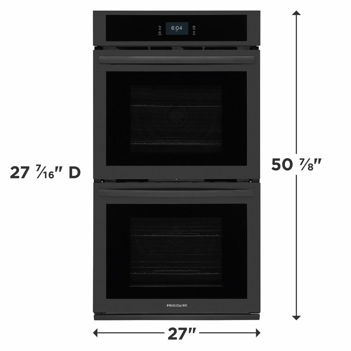 27" Double Electric Wall Oven with Fan Convection