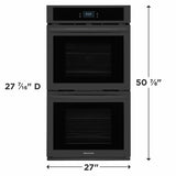27" Double Electric Wall Oven with Fan Convection