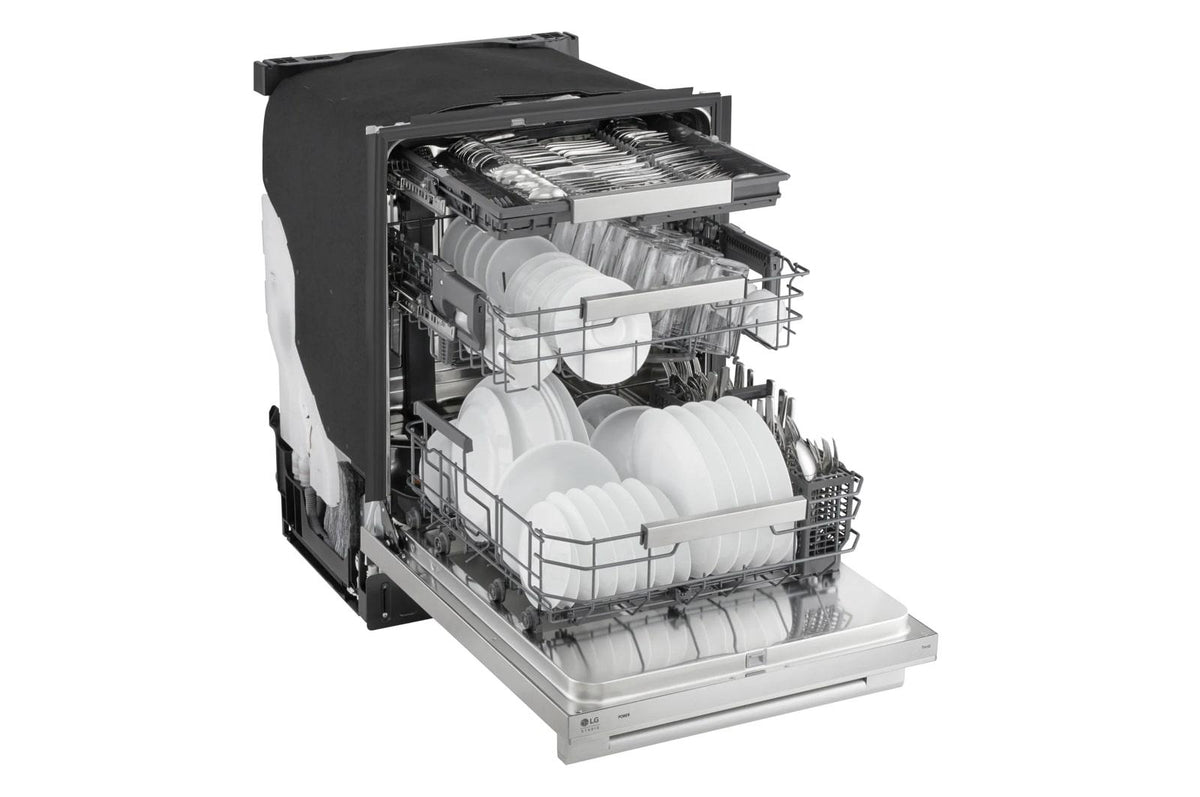 LG STUDIO Smart Top Control Dishwasher with 1-Hour Wash & Dry, QuadWash® Pro, TrueSteam® and Dynamic Heat Dry™