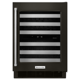 24" Stainless Steel Wine Cellar with Metal-Front Racks