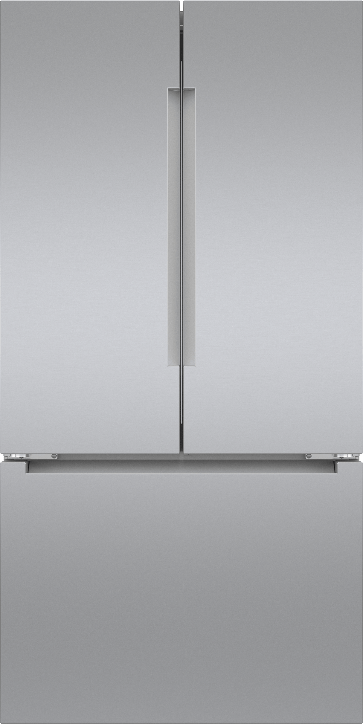800 Series French Door Bottom Mount Refrigerator 36" Stainless steel (with anti-fingerprint), Total No Frost