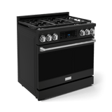 36 Inch Professional Lp Range With Tilt Panel Touch Control In Black/stainless Steel  Gordon Ramsay Series