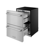 24 Inch Undercounter Built-in or Freestanding Drawer Refrigerator - Stainless Steel  Gordon Ramsay Series