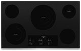 36-inch Electric Ceramic Glass Cooktop with Triple Radiant Element