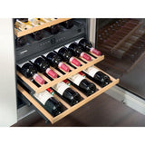 Undercounter Wine Cabinet, 24", Lock, 2 Zone, Reversible Door