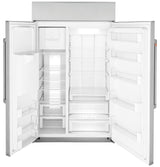 CAF(EBACK)™ 48" Smart Built-In Side-by-Side Refrigerator with Dispenser