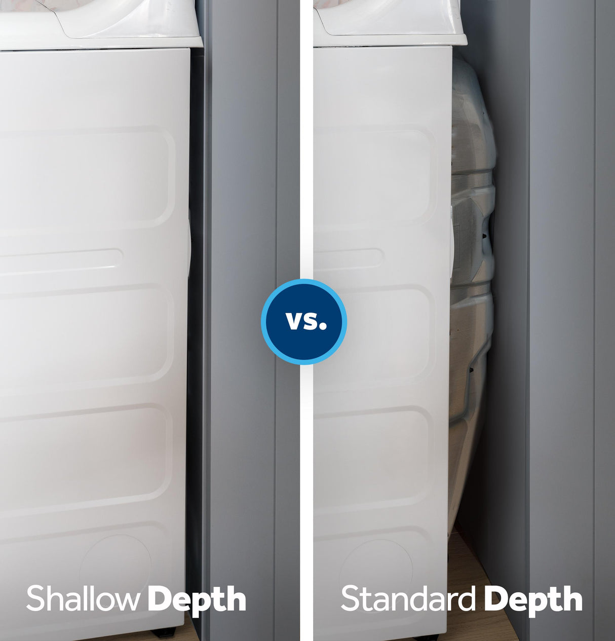 GE® 6.2 cu. ft. Capacity Electric Dryer with Up To 120 ft. Venting and Shallow Depth