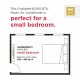 8,000 BTU Inverter Window Room Air Conditioner with Wi-Fi (Energy Star)