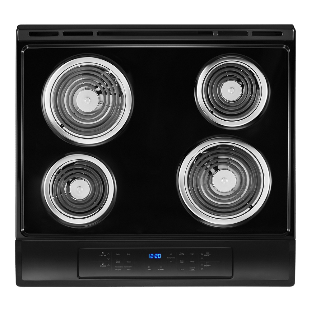 4.8 cu. ft. Guided Electric Front Control Coil Range