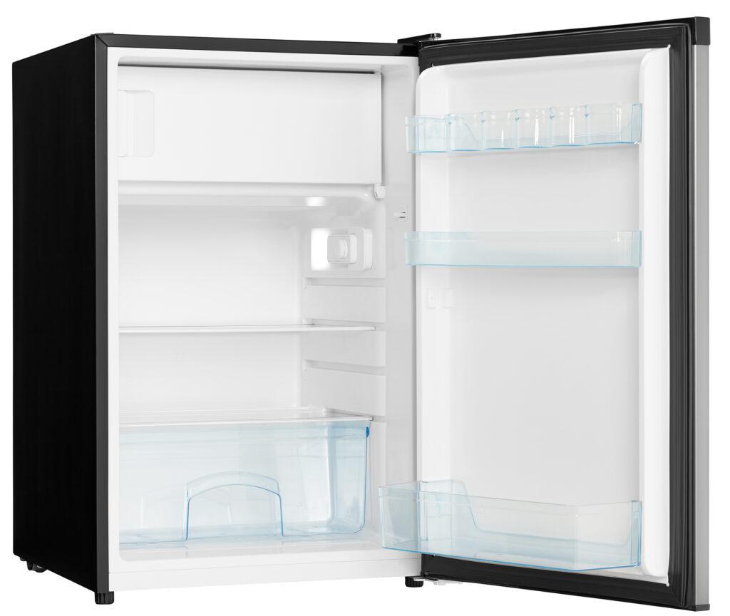 Danby 4.5 cu. ft. Compact Fridge with True Freezer in Stainless Steel Look