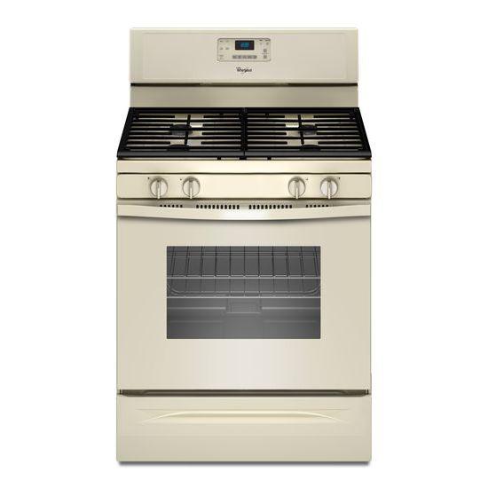 Whirlpool® 5.0 Cu. Ft. Freestanding Gas Range with AccuBake® Temperature Management System - Biscuit-on-Biscuit