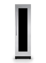 24" W. Wine Cellar Door Panel - RVL Stainless Steel Right Hinge