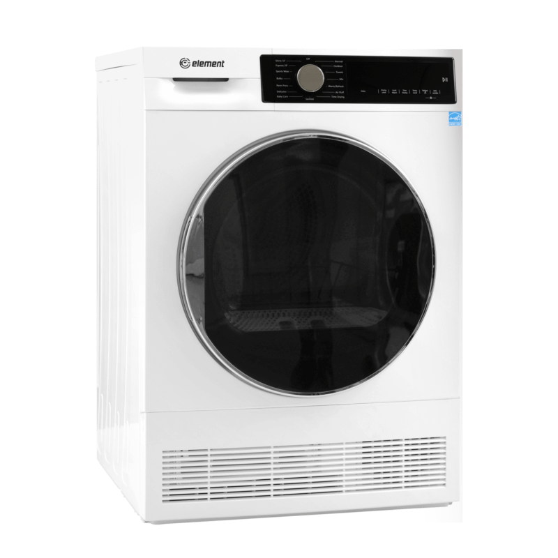 Element 4.0 cu. ft. Front Load Electric Dryer - White, ENERGY STAR (ECD4224EGW)