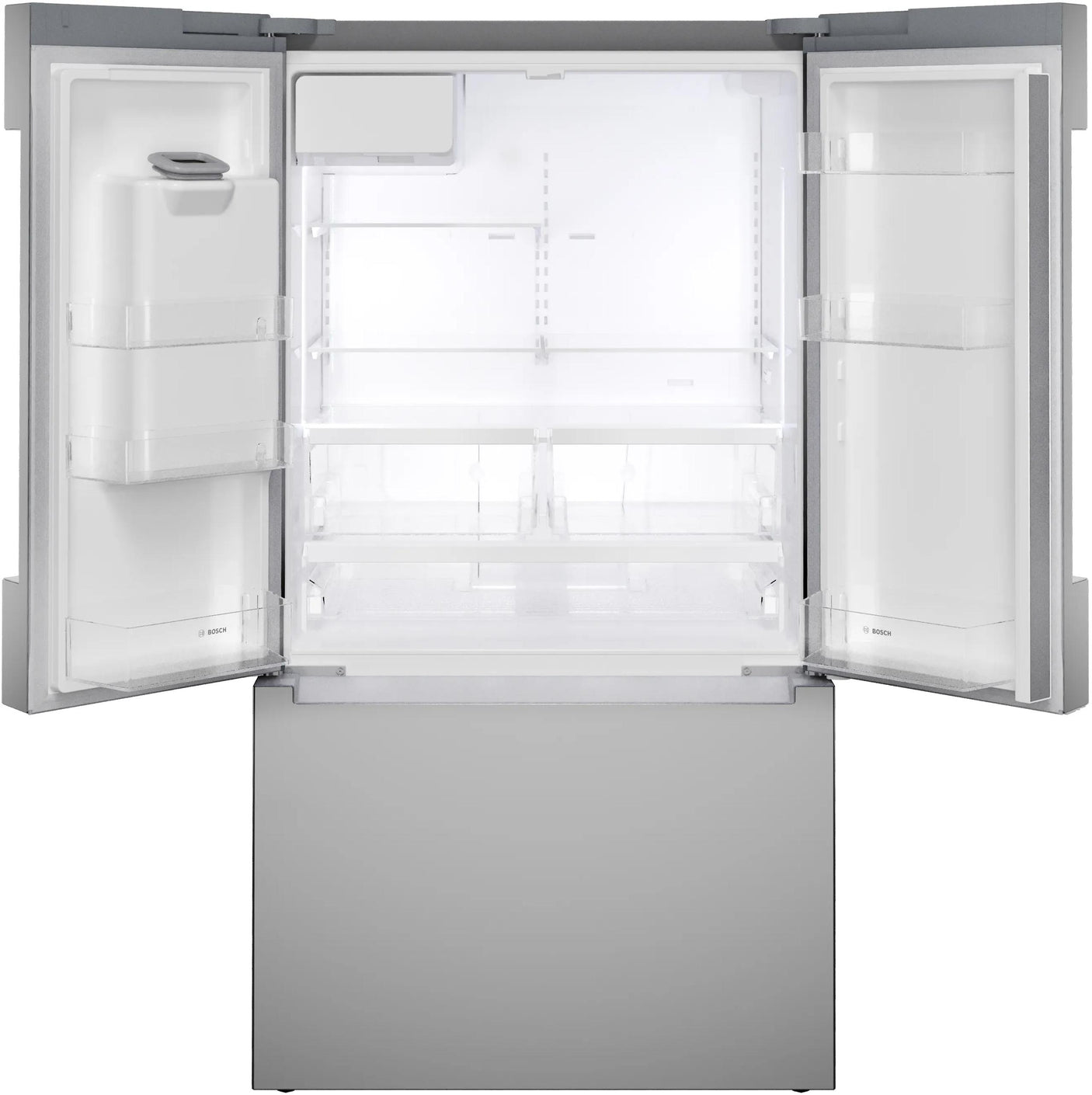 100 Series French Door Bottom Mount Refrigerator 36" Stainless steel (with anti-fingerprint), Total No Frost